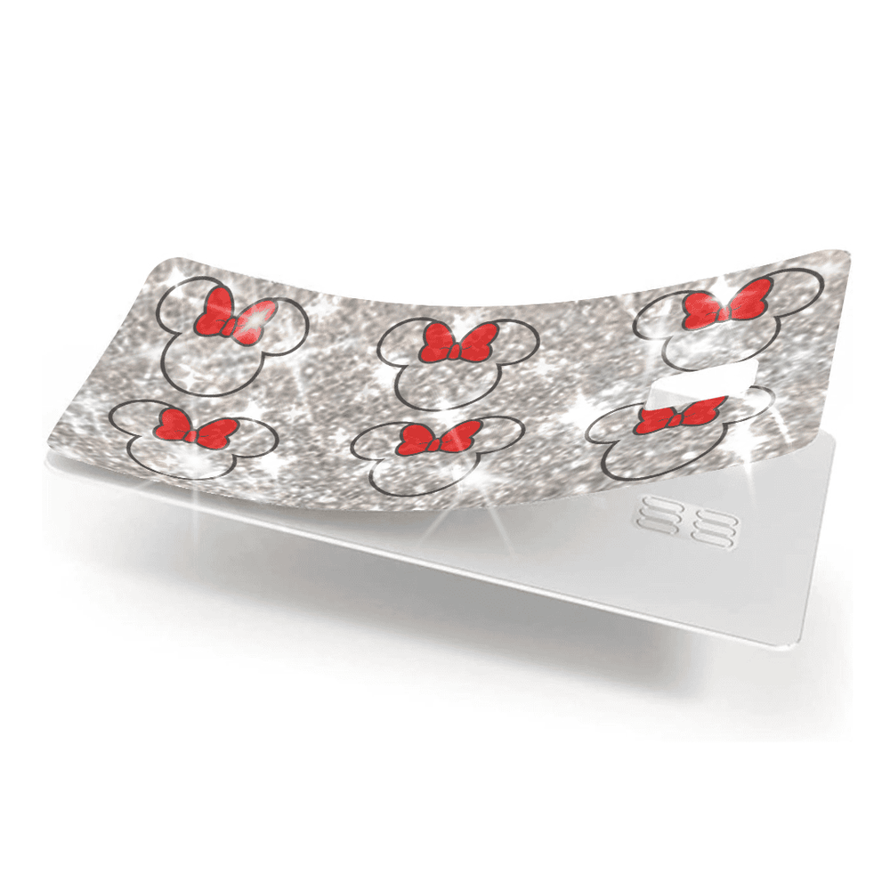 Bling Reflective Red Bow - Exotix Card