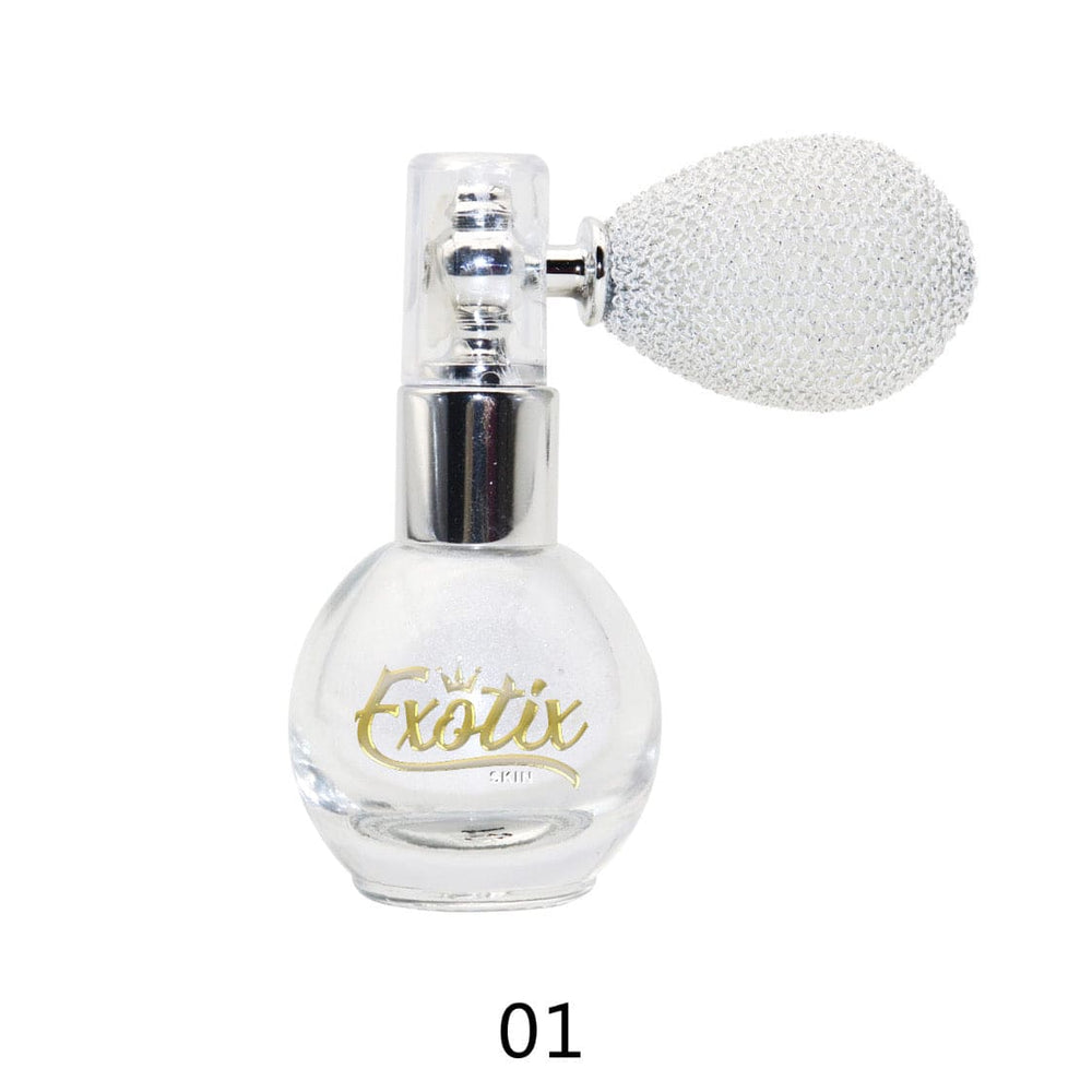 
                  
                    Ultra bright bling powder for especially shiny full body skin white glitter sparkly white - Exotix Card
                  
                