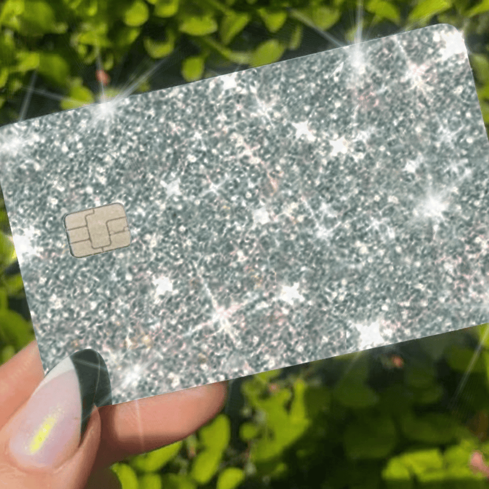BLING REFLECTIVE BACK INFORMATION blue - Exotix Card