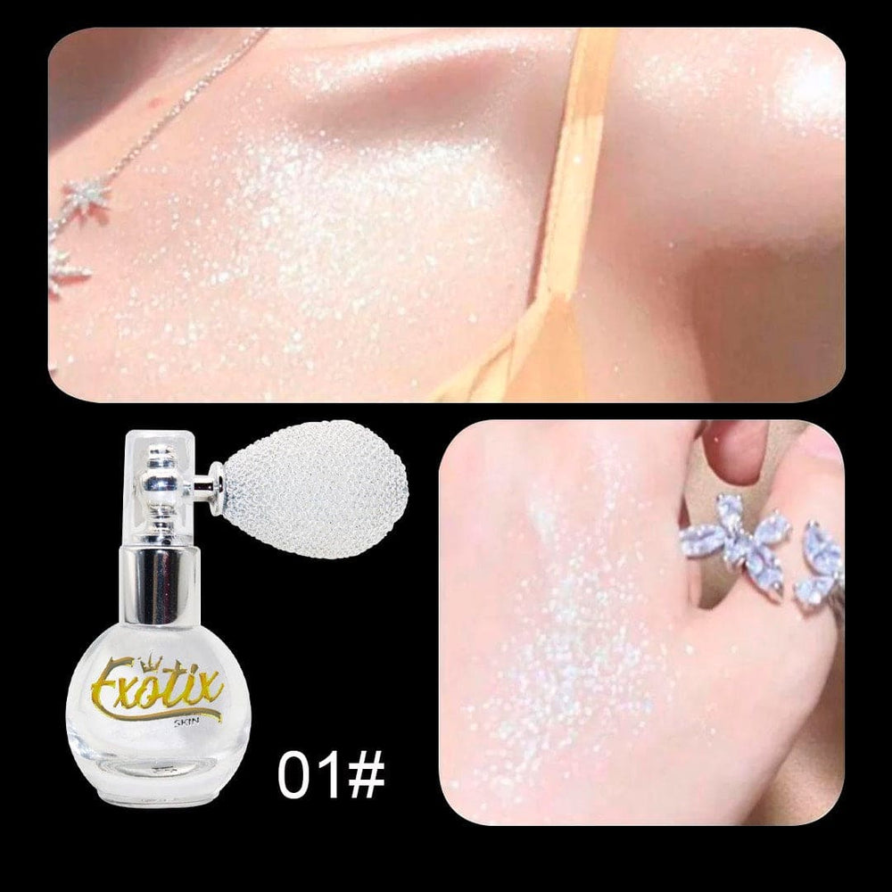
                  
                    Ultra bright bling powder for especially shiny full body skin white glitter sparkly white - Exotix Card
                  
                