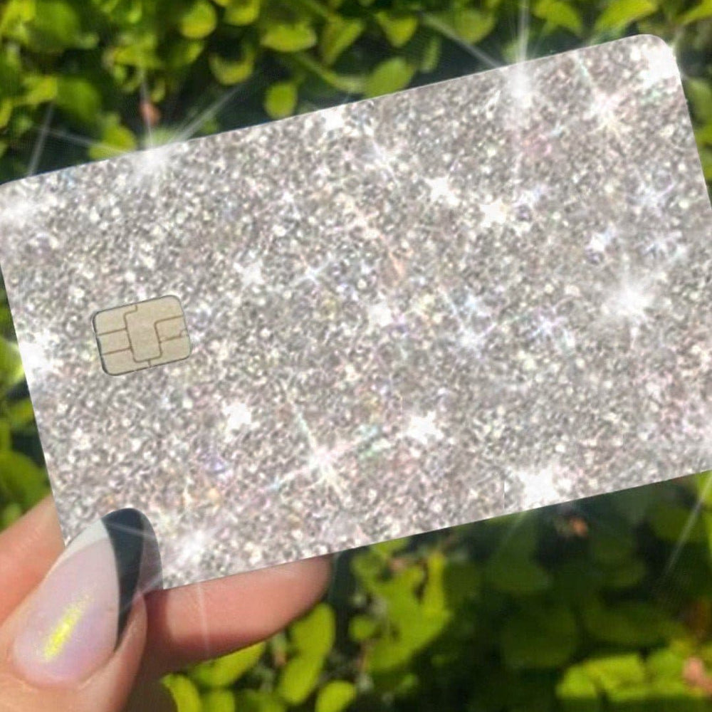 Skin Ultra Bling Reflective Back Information Silver - Exotix Card